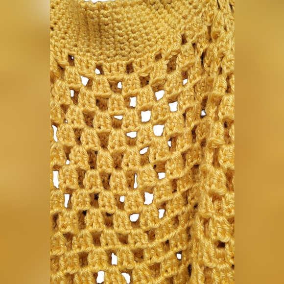Handmade Crochet Sweater - Picture 3 of 3